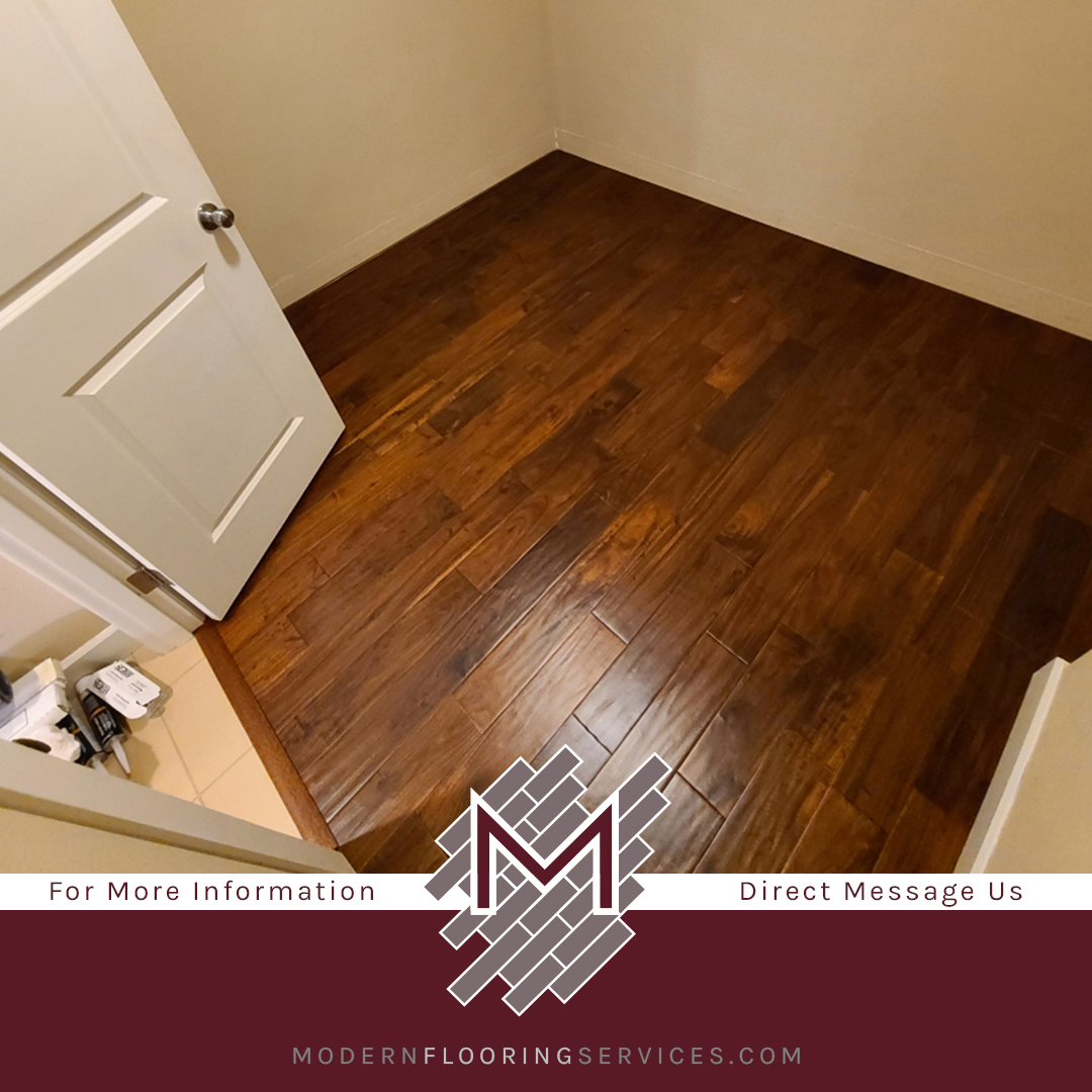 Carpet to Hardwood Flooring Installation