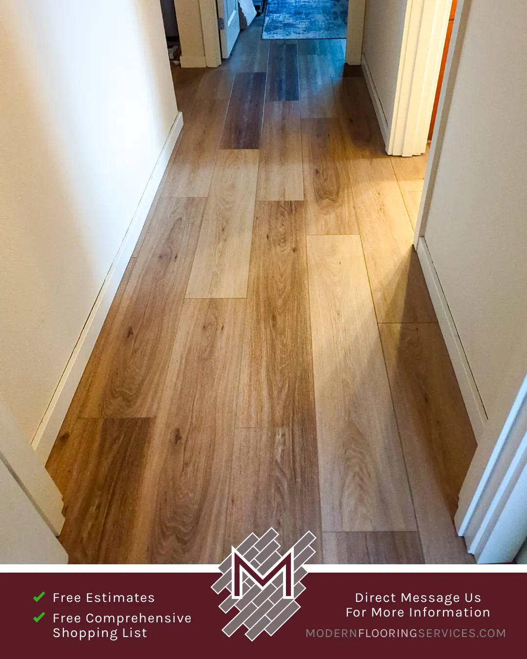 Vinyl Flooring Installation By Modern Flooring Services.