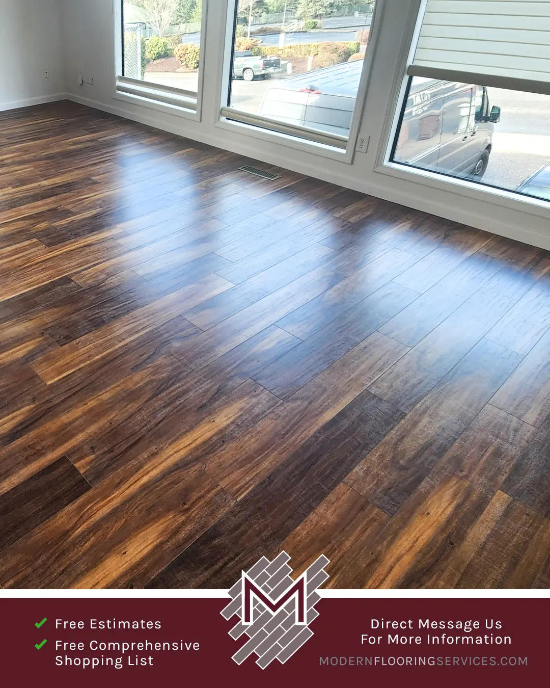 Vinyl Flooring Installation By Modern Flooring Services.