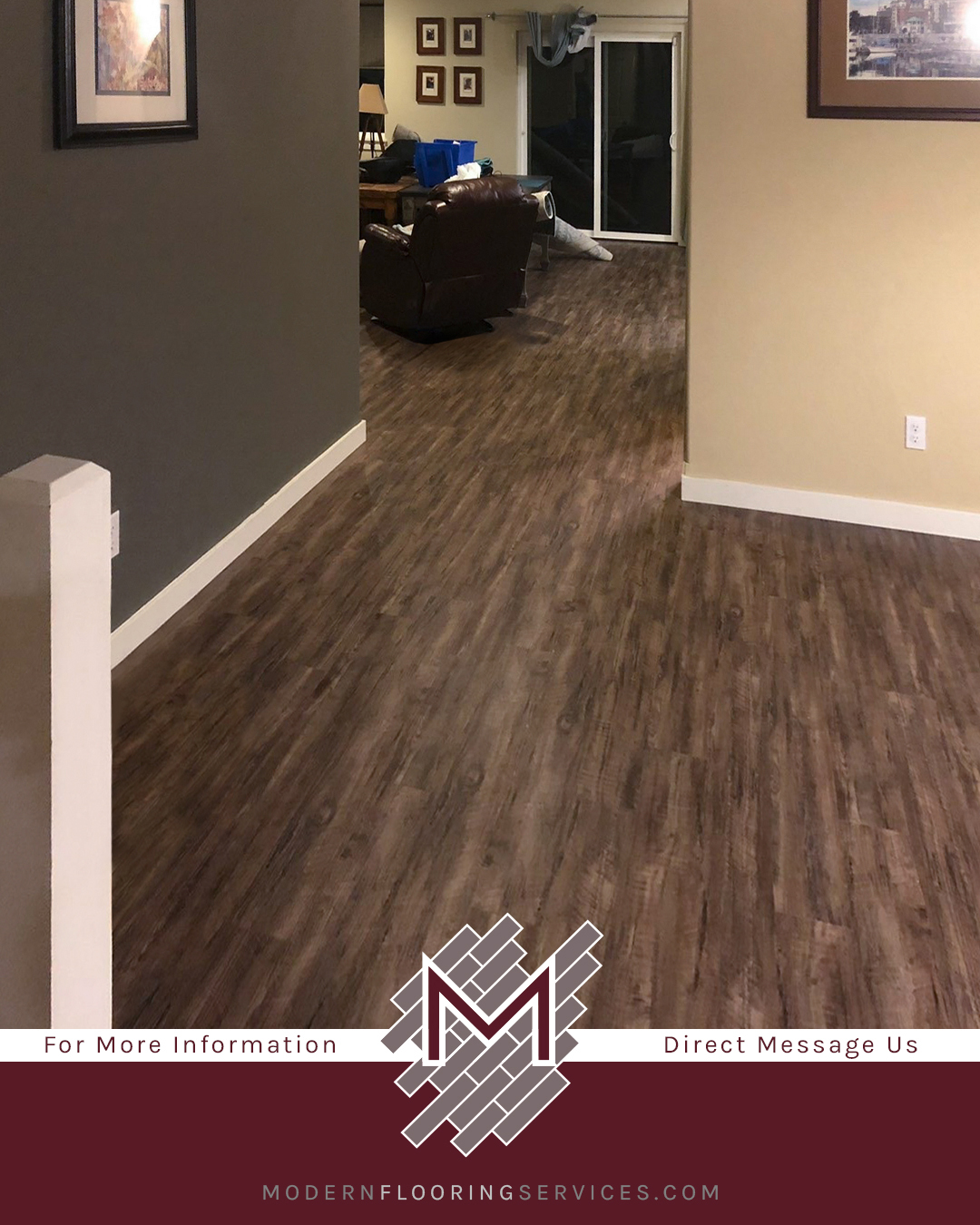 5mm Rustic Reclaimed Oak LVP Flooring Installation