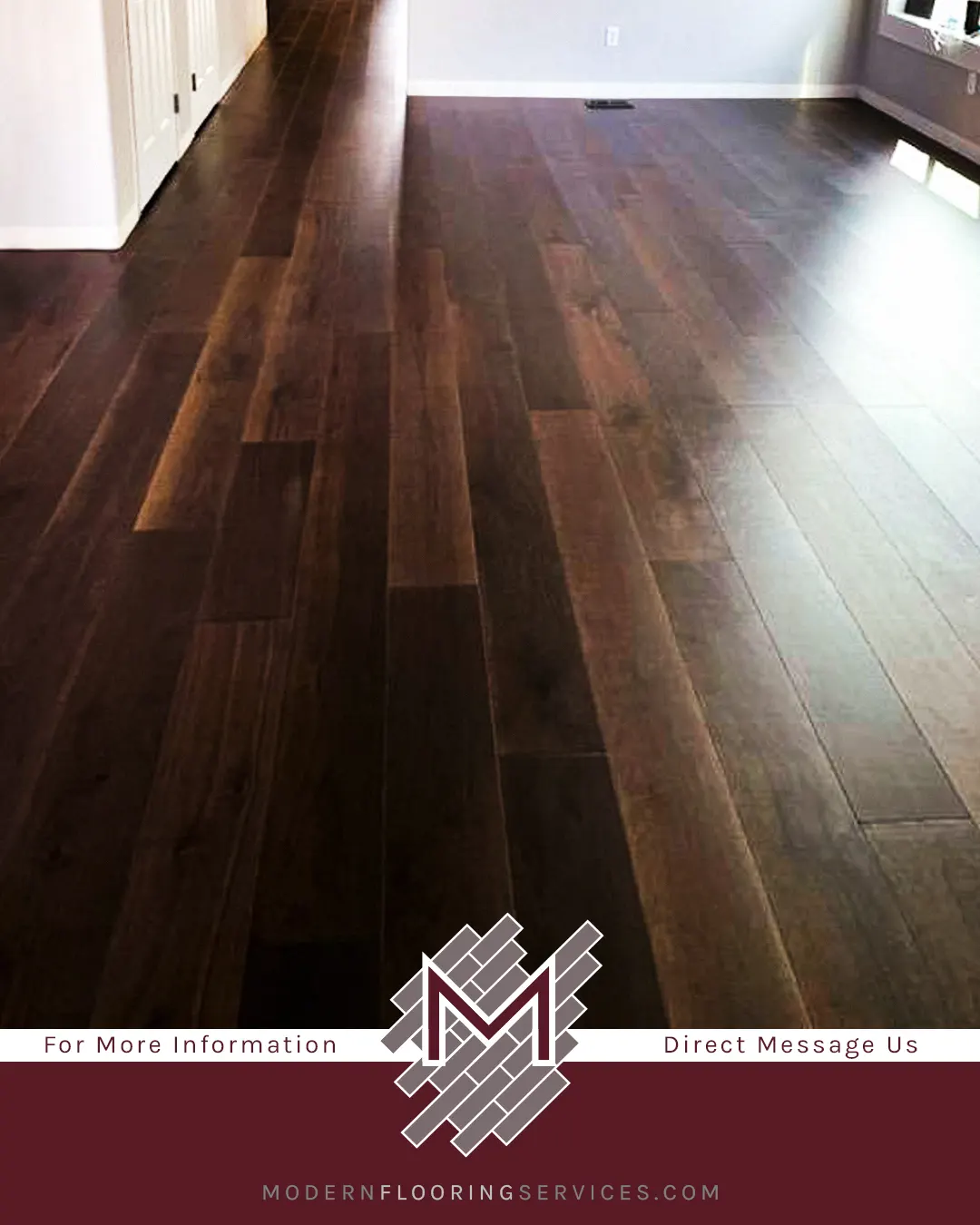 AquaSeal Walnut Water-Resistant Engineered Hardwood Flooring Installation