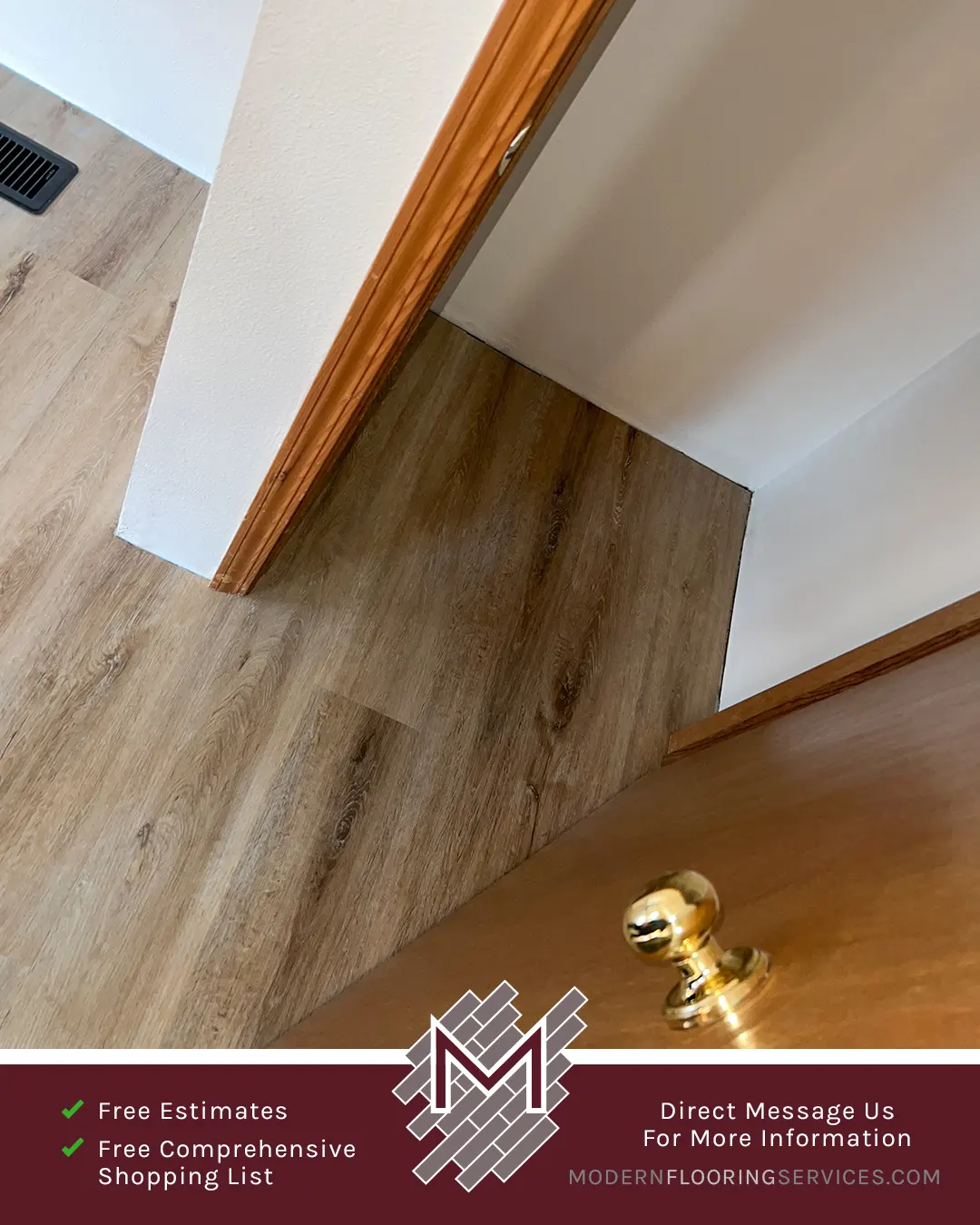 Vinyl Flooring Installation By Modern Flooring Services.