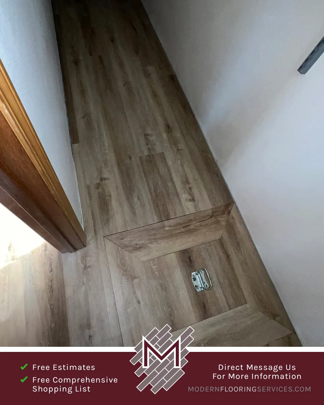 Vinyl Flooring Installation By Modern Flooring Services.