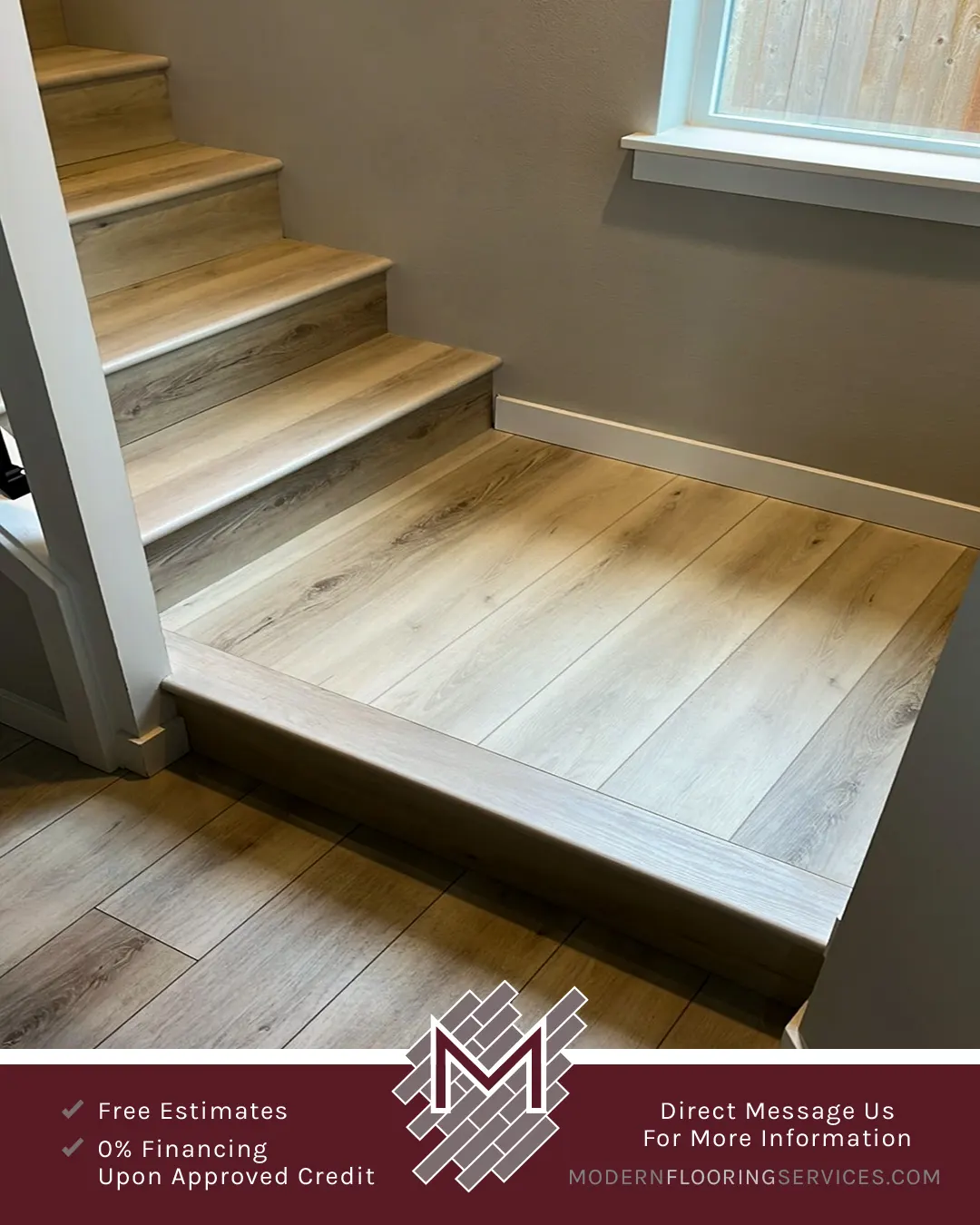 Luxury Vinyl Fossil Tri-West Paradigm Performer Collection Flooring Installation By Modern Flooring Services.