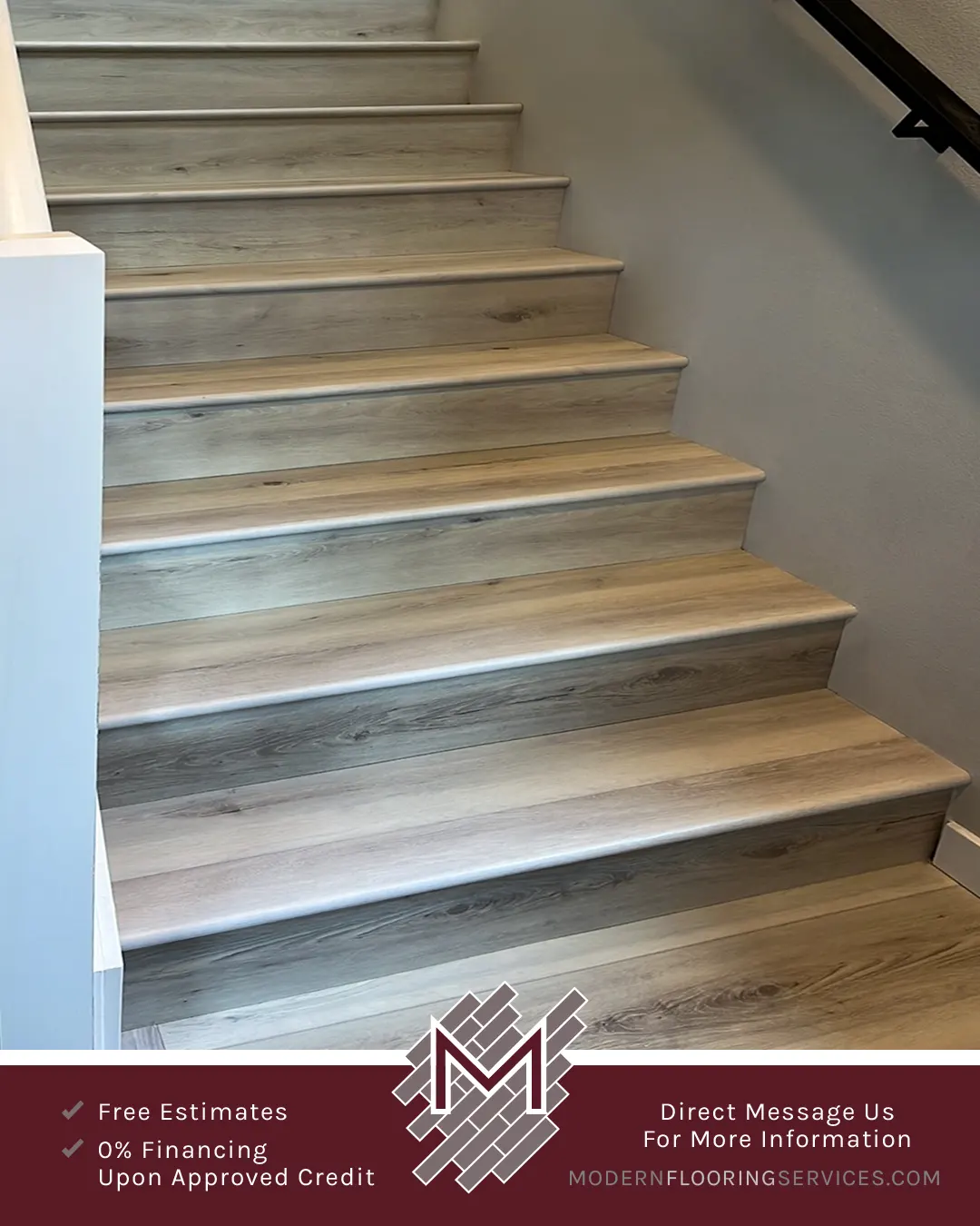 Luxury Vinyl Fossil Tri-West Paradigm Performer Collection Flooring Installation By Modern Flooring Services.