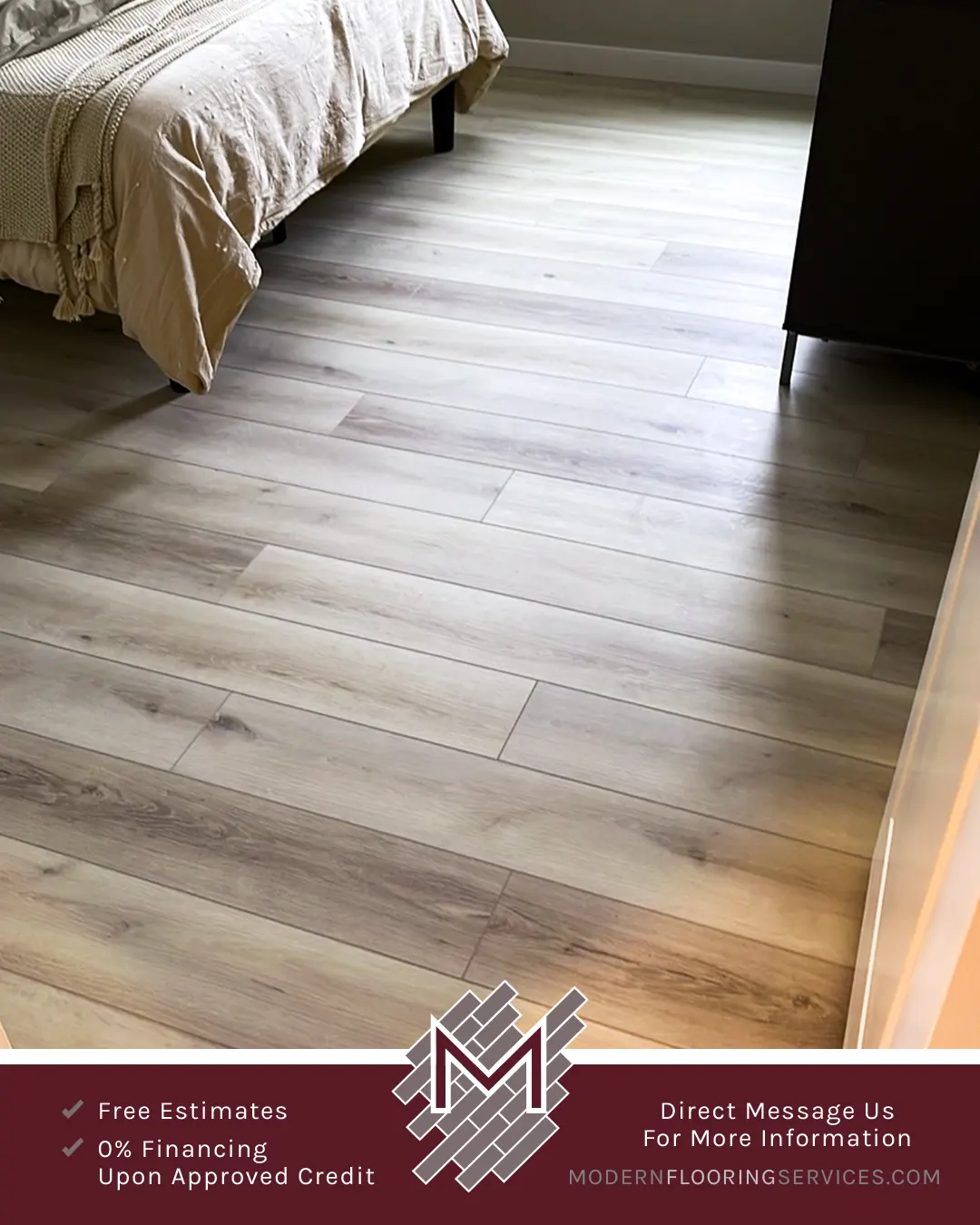 Luxury Vinyl Fossil Tri-West Paradigm Performer Collection Flooring Installation By Modern Flooring Services.