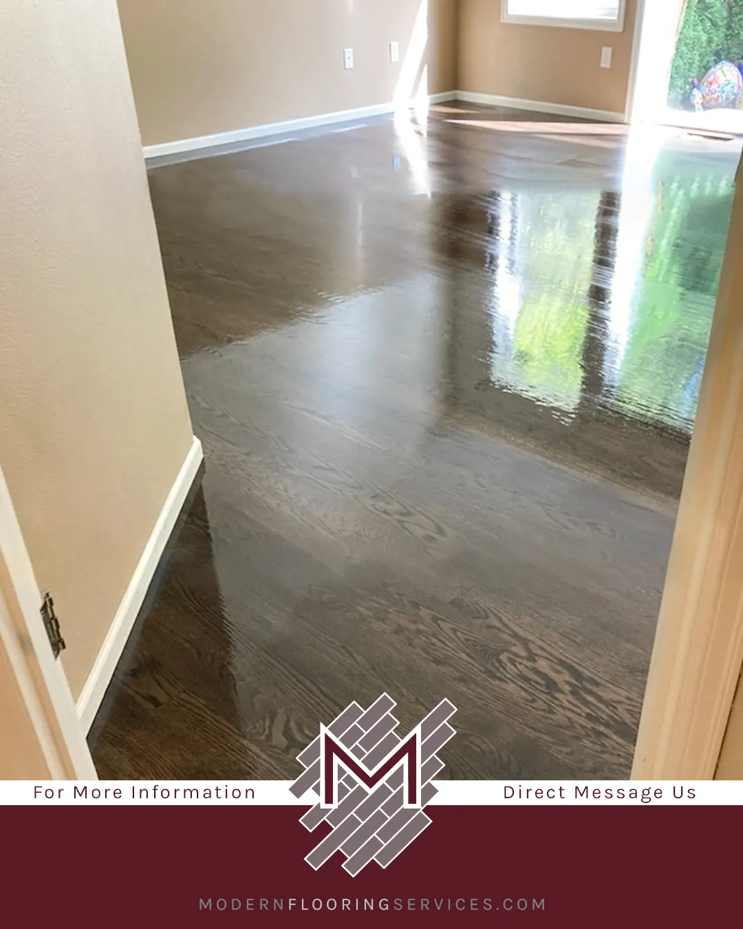 Master Bedroom Lacing In Hardwood Flooring