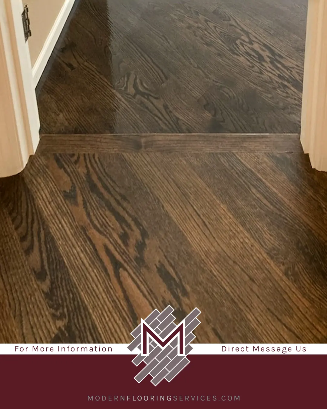 Master Bedroom Lacing In Hardwood Flooring