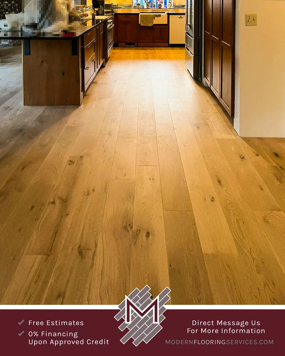 Bellawood Amsterdam White Oak Engineered Hardwood Flooring Installation By Modern Flooring Services.