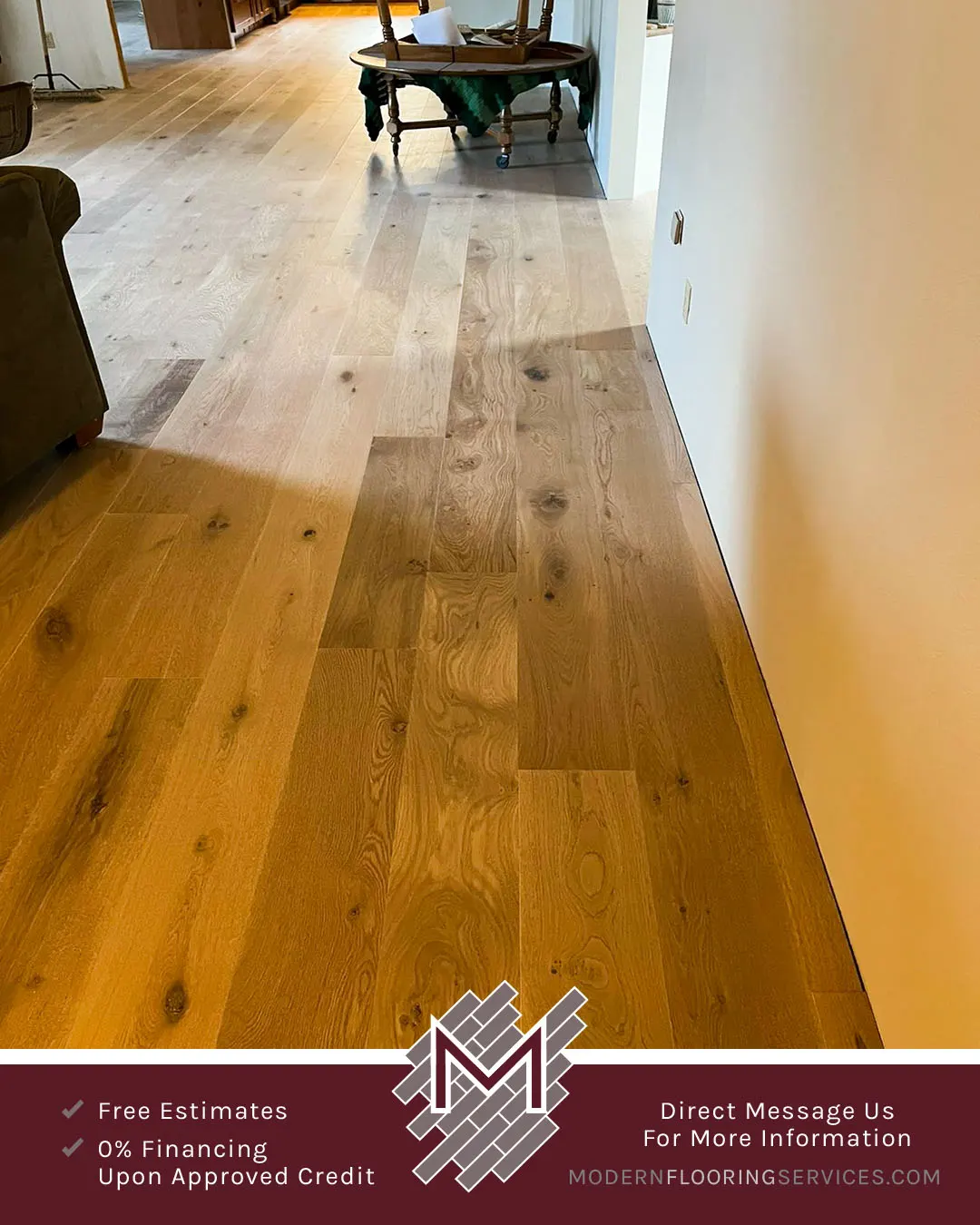 Bellawood Amsterdam White Oak Engineered Hardwood Flooring Installation By Modern Flooring Services.