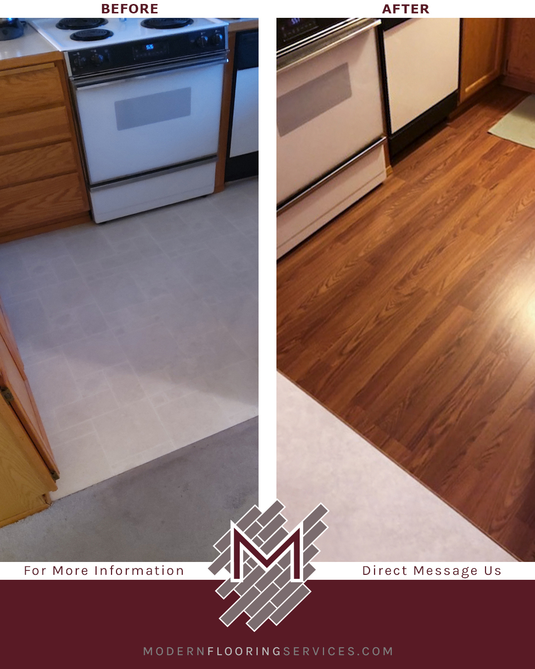 Cinnabar Oak Laminate Flooring Installation