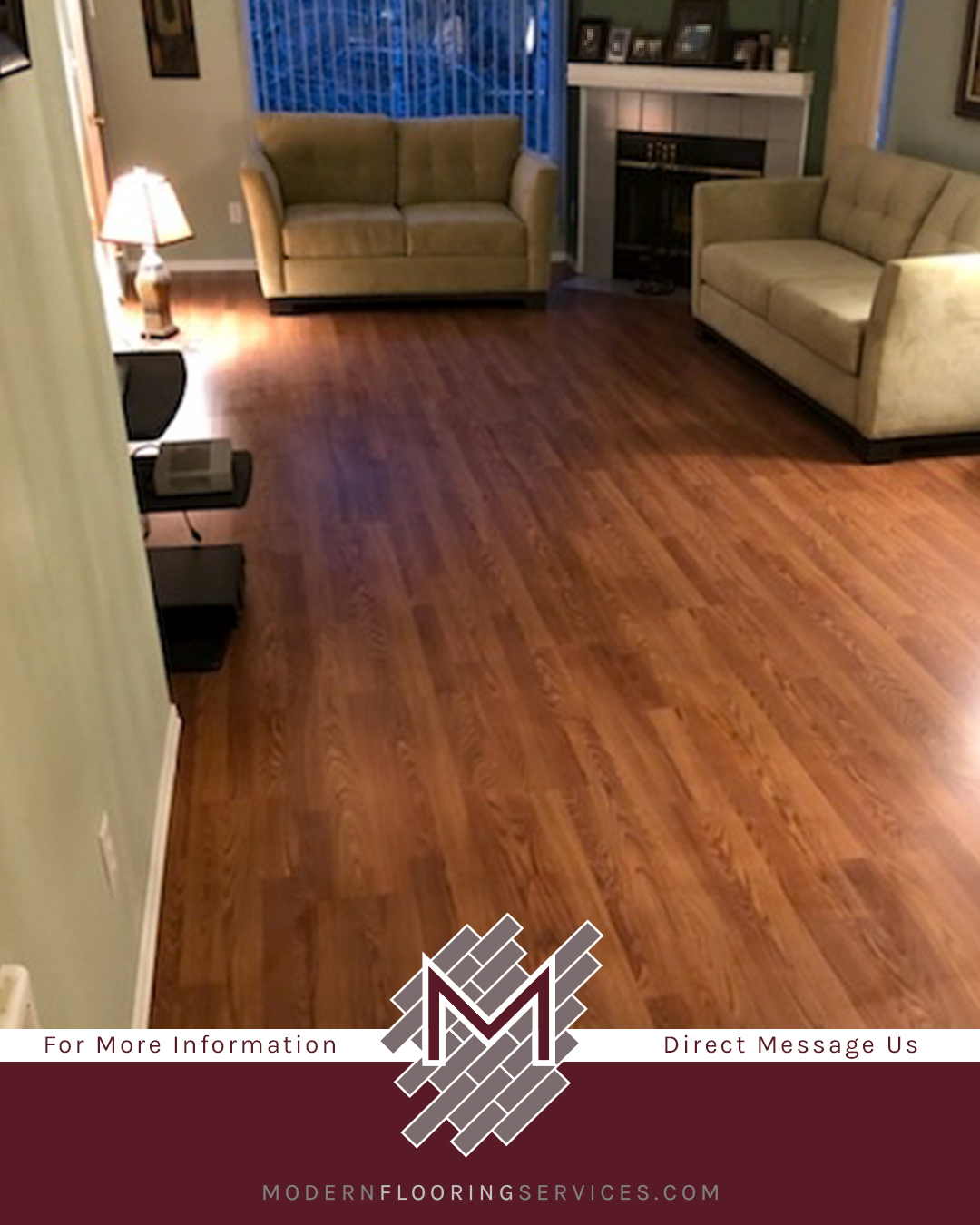 Cinnabar Oak Laminate Flooring Installation