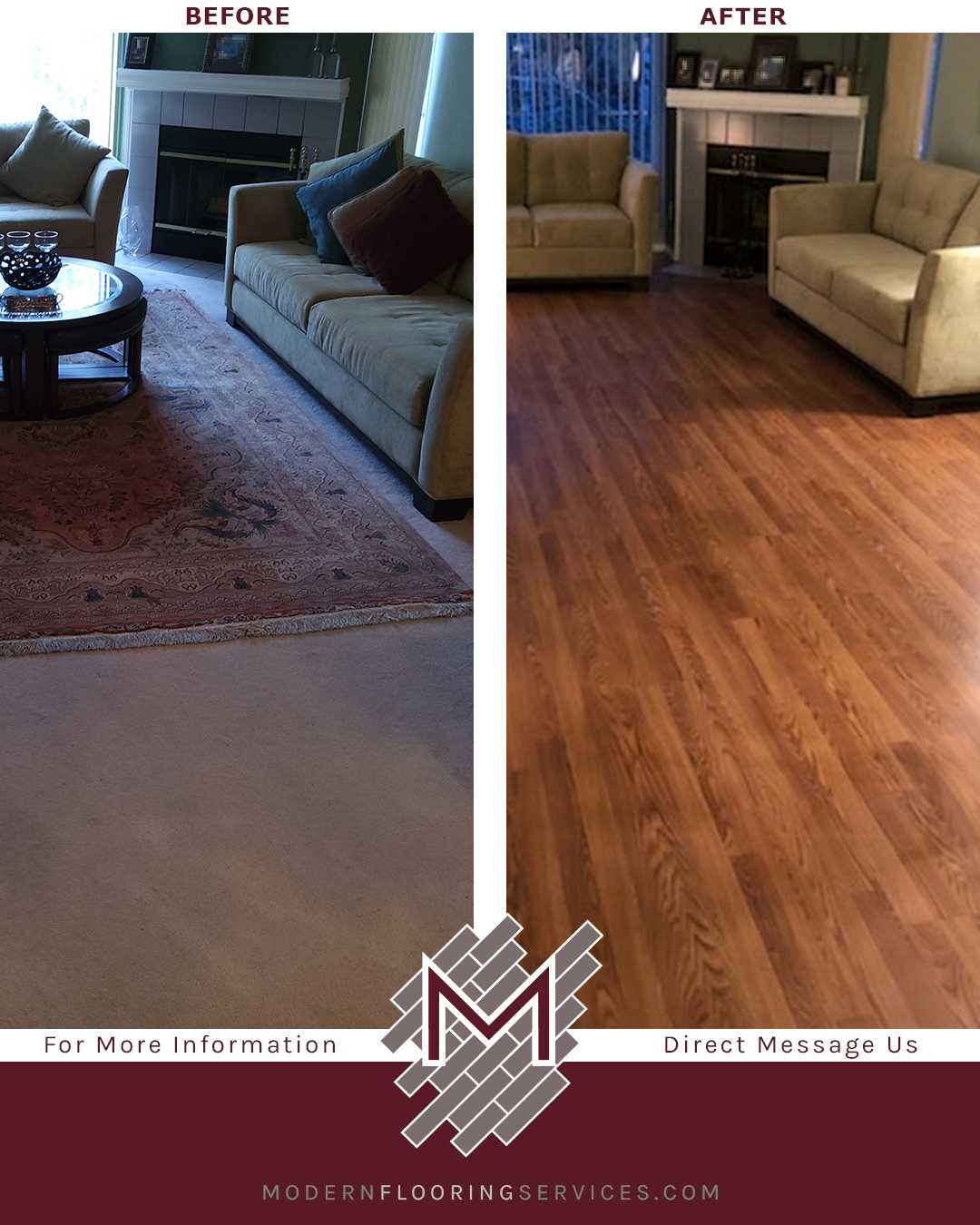 Cinnabar Oak Laminate Flooring Installation