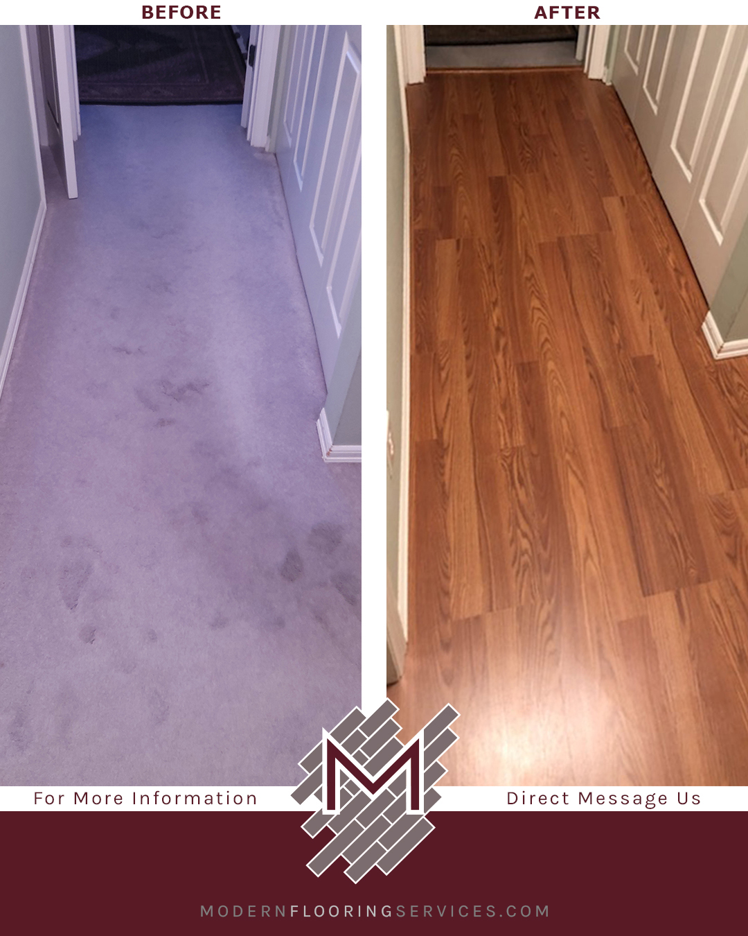 Cinnabar Oak Laminate Flooring Installation