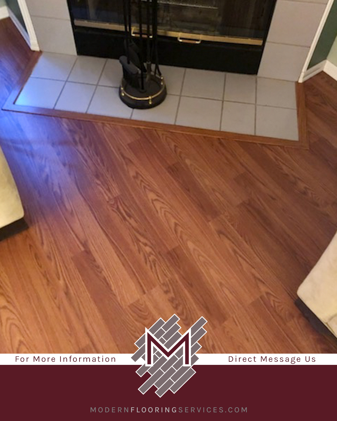 Cinnabar Oak Laminate Flooring Installation