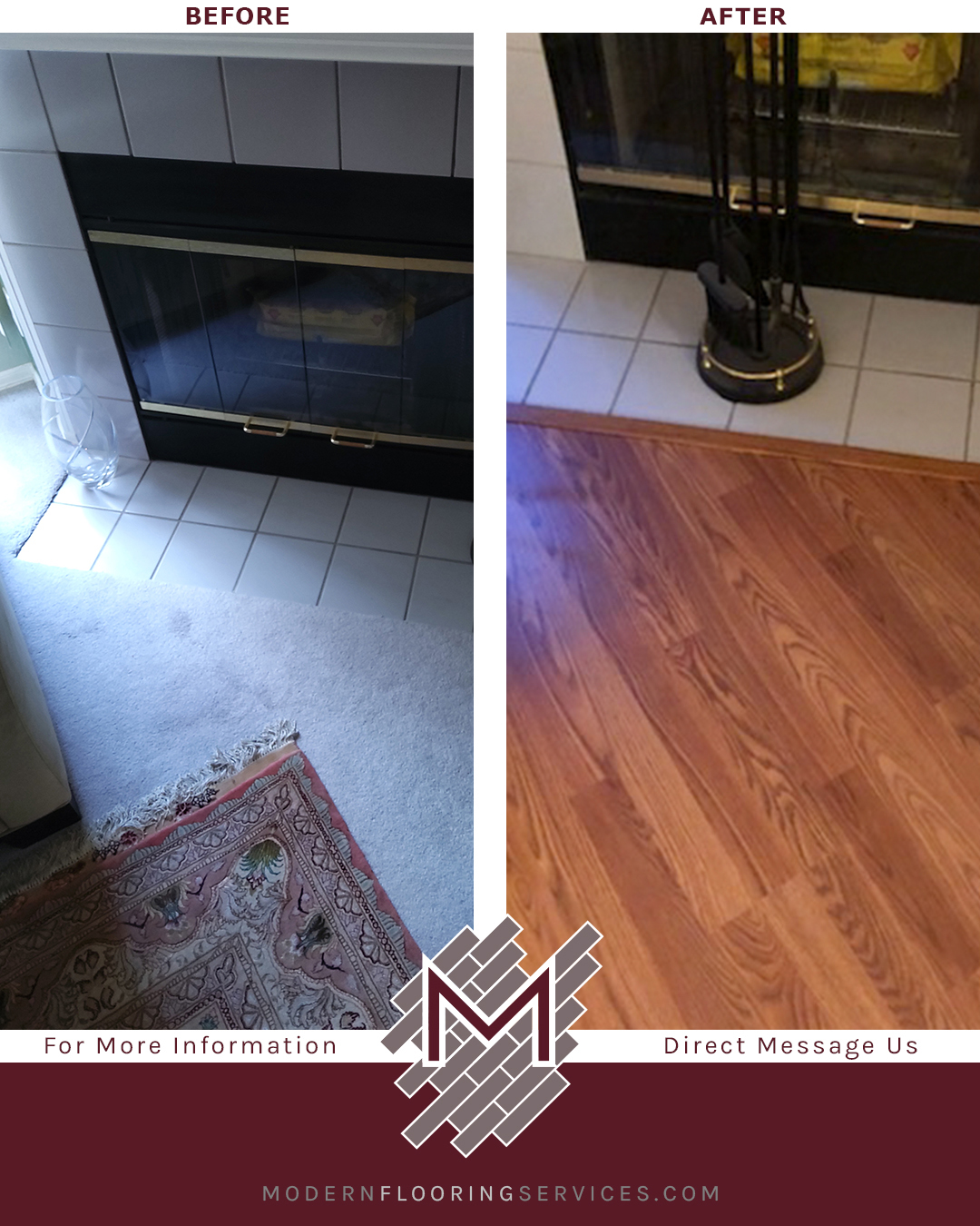 Cinnabar Oak Laminate Flooring Installation