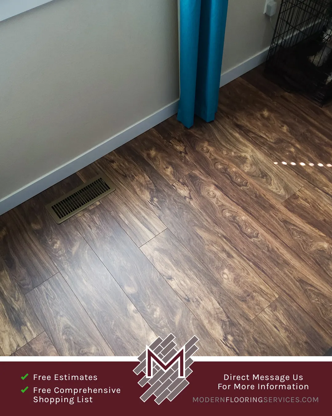 Vinyl Flooring Installation By Modern Flooring Services.
