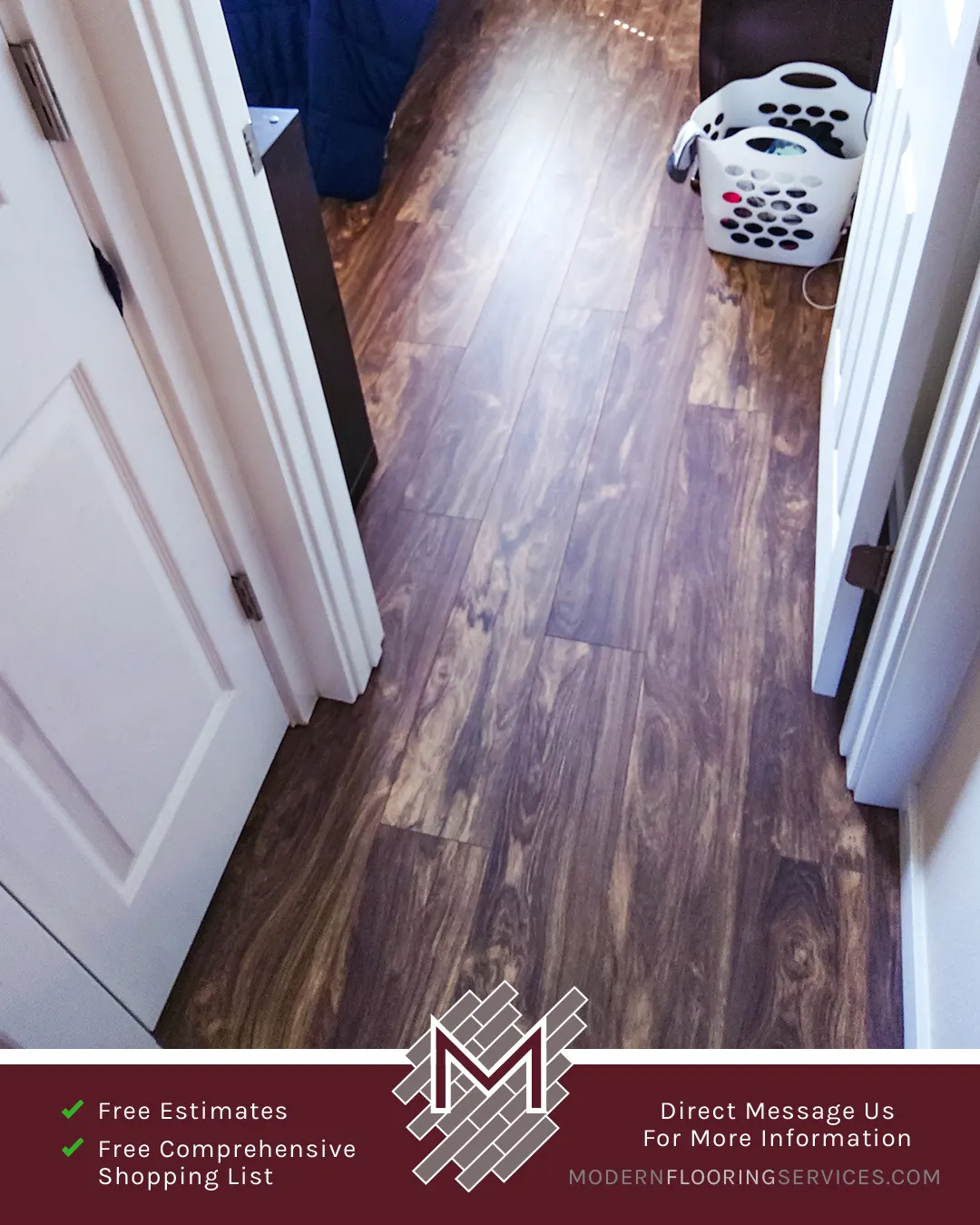 Vinyl Flooring Installation By Modern Flooring Services.