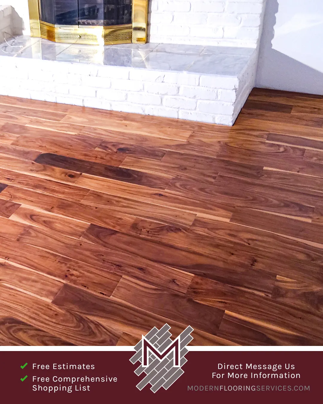 Vinyl Flooring Installation By Modern Flooring Services.