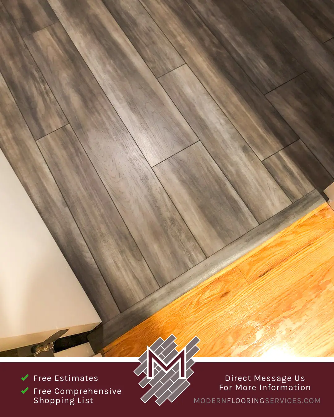 Vinyl Flooring Installation By Modern Flooring Services.