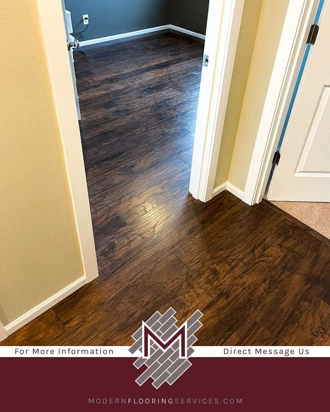 AquaSeal Commonwealth Rustic Hickory Laminate Flooring Installation