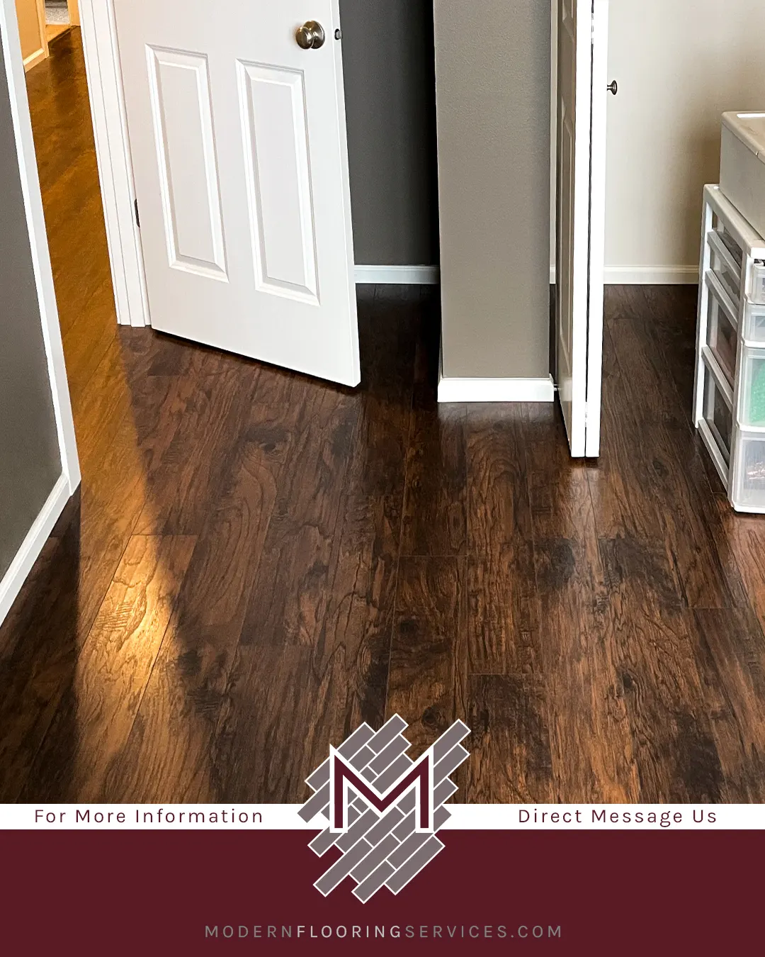 AquaSeal Commonwealth Rustic Hickory Laminate Flooring Installation