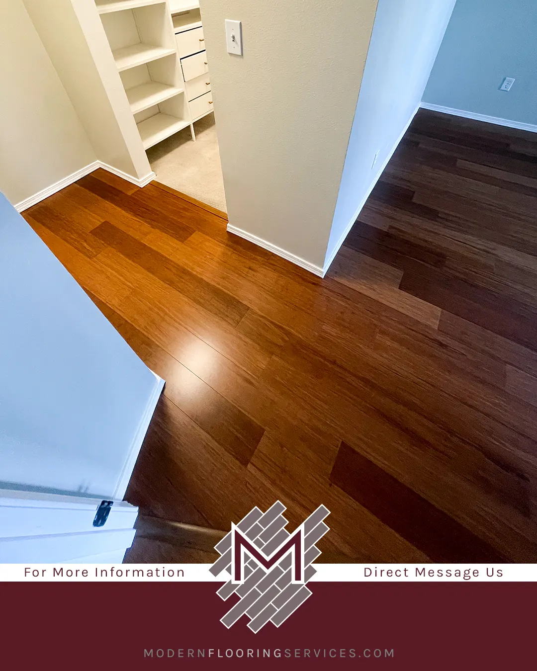 Carbonized Strand Smooth Wide Plank Engineered Click Bamboo Flooring Installation