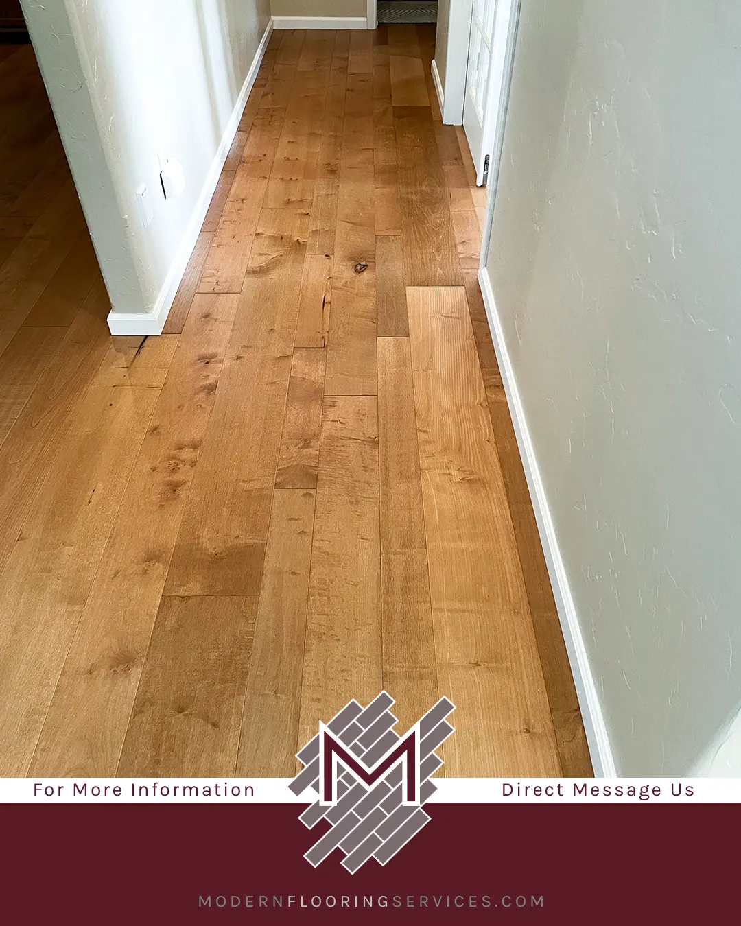 Maple Natural Smooth Engineered Hardwood Flooring Installation