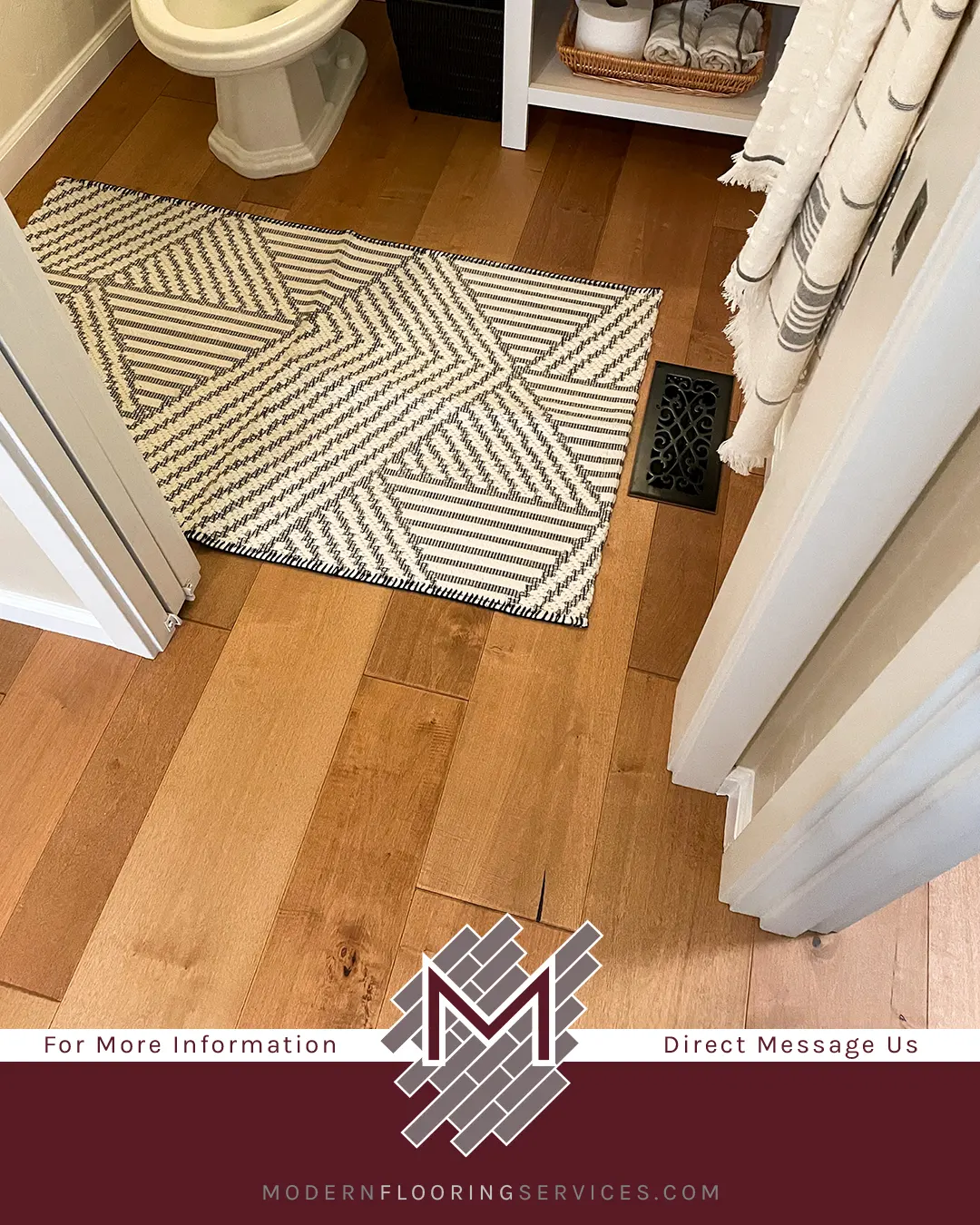 Maple Natural Smooth Engineered Hardwood Flooring Installation