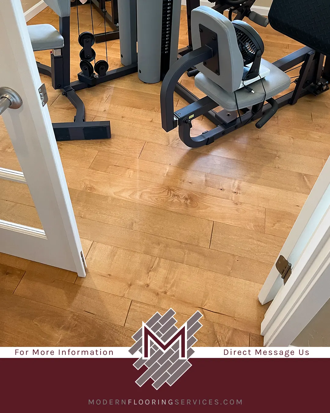 Maple Natural Smooth Engineered Hardwood Flooring Installation