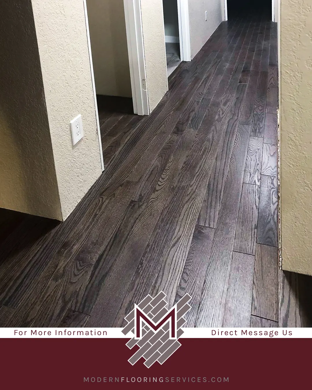 Gray Hardwood Flooring Installation