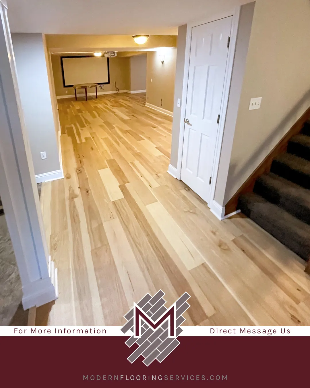 AquaSeal Natural Hickory 72 Hour Water-Resistant Engineered Hardwood Flooring Installation