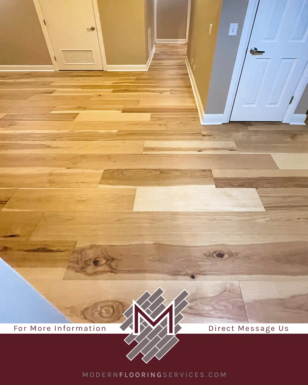 AquaSeal Natural Hickory 72 Hour Water-Resistant Engineered Hardwood Flooring Installation