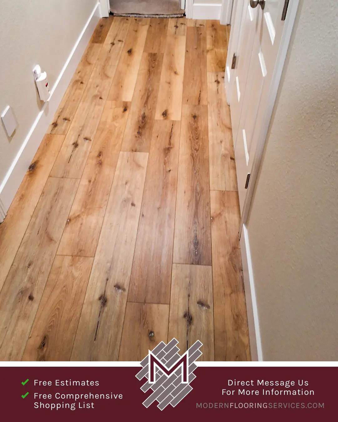 Vinyl Flooring Installation By Modern Flooring Services.