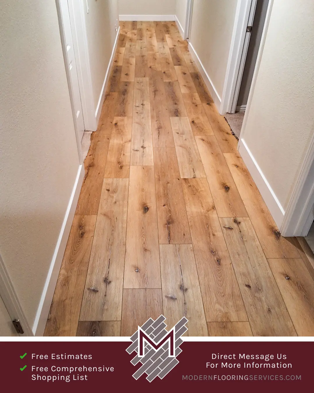 Vinyl Flooring Installation By Modern Flooring Services.