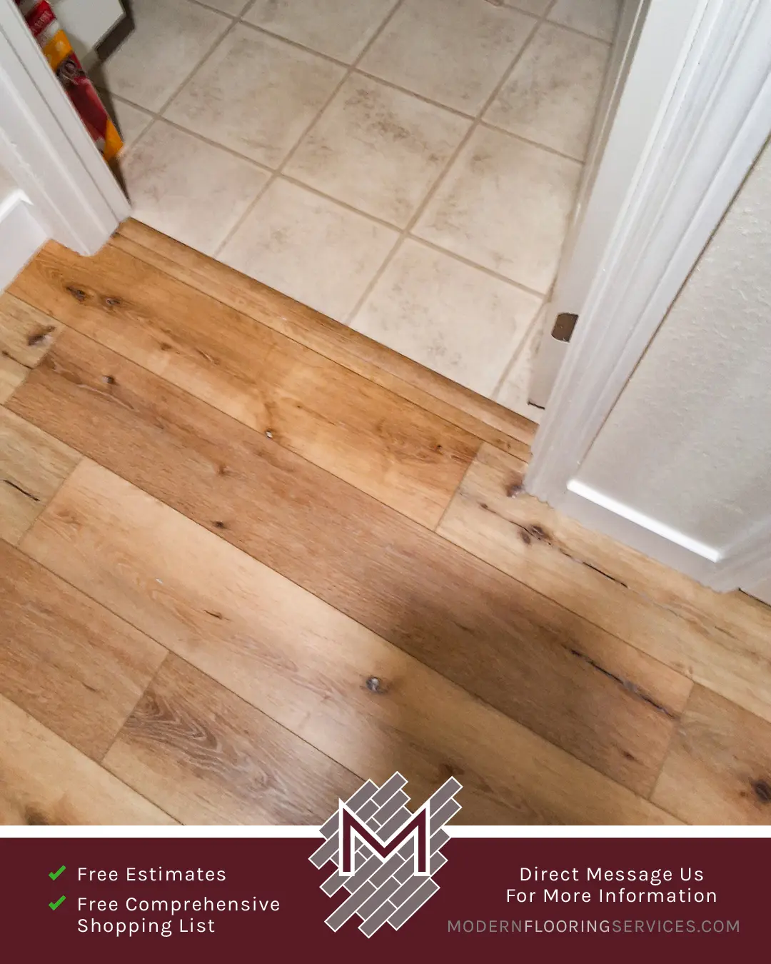 Vinyl Flooring Installation By Modern Flooring Services.