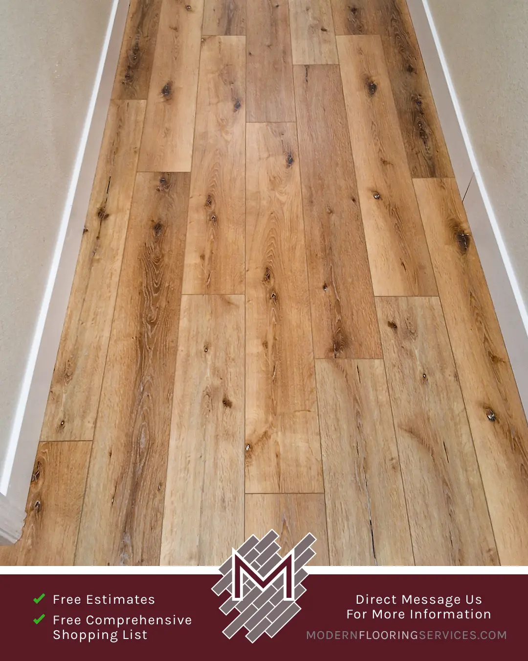 Vinyl Flooring Installation By Modern Flooring Services.
