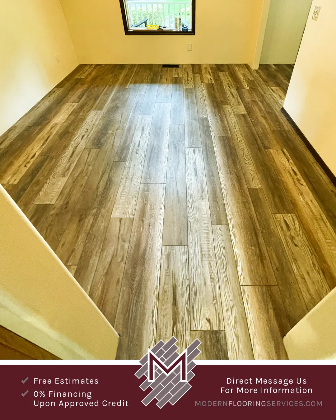 Vinyl Flooring Installation.