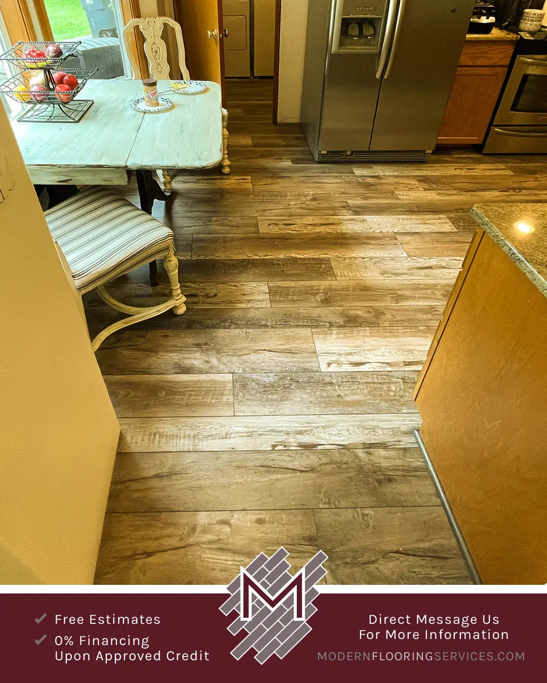 Vinyl Flooring Installation.