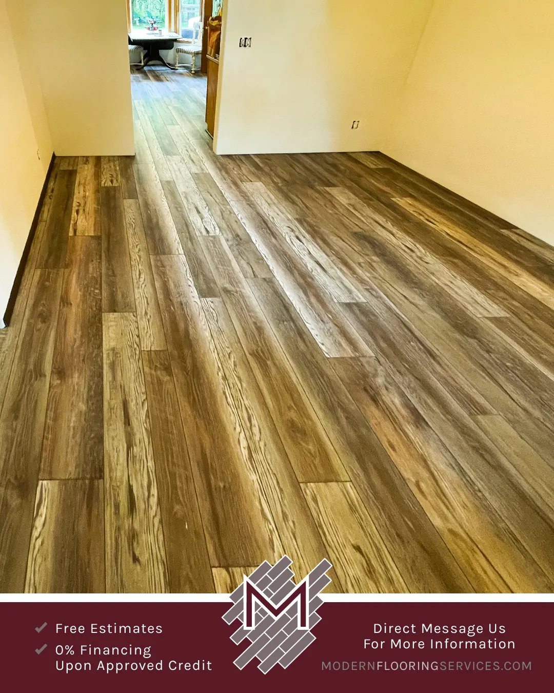 Vinyl Flooring Installation.