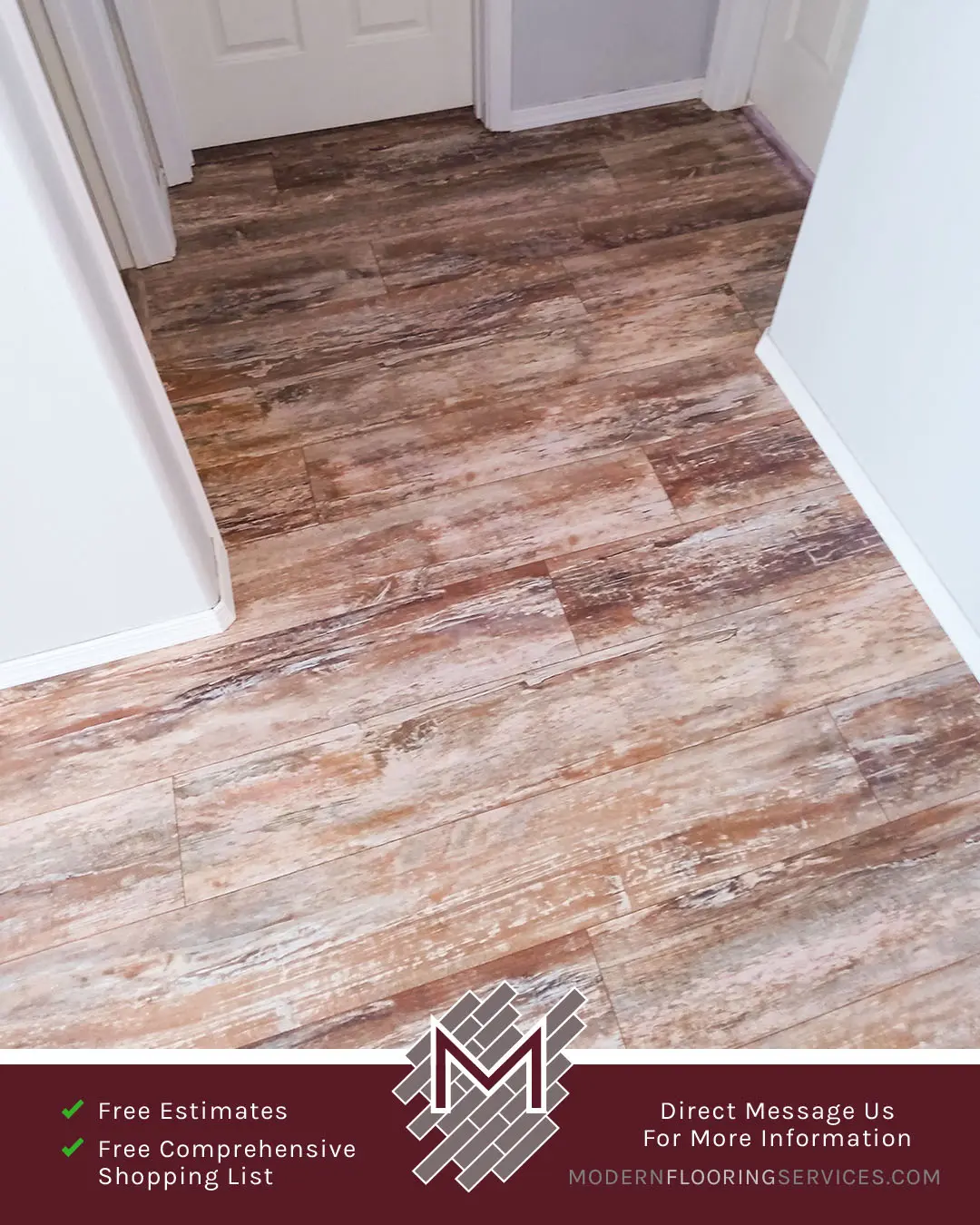 Laminate Flooring Installation By Modern Flooring Services.