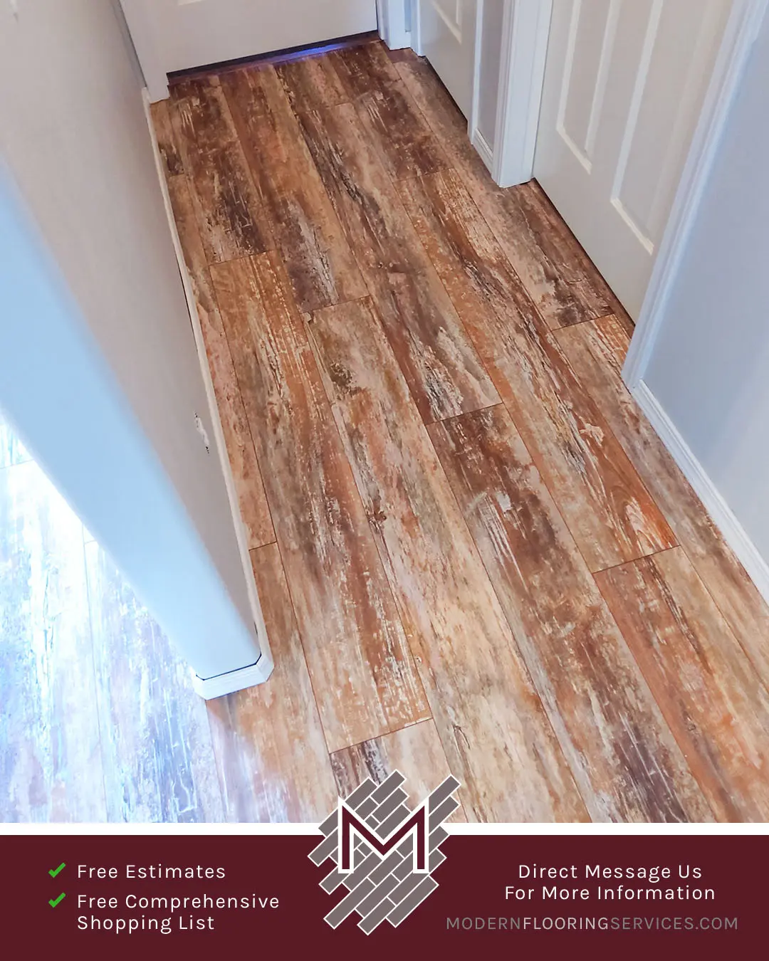 Laminate Flooring Installation By Modern Flooring Services.