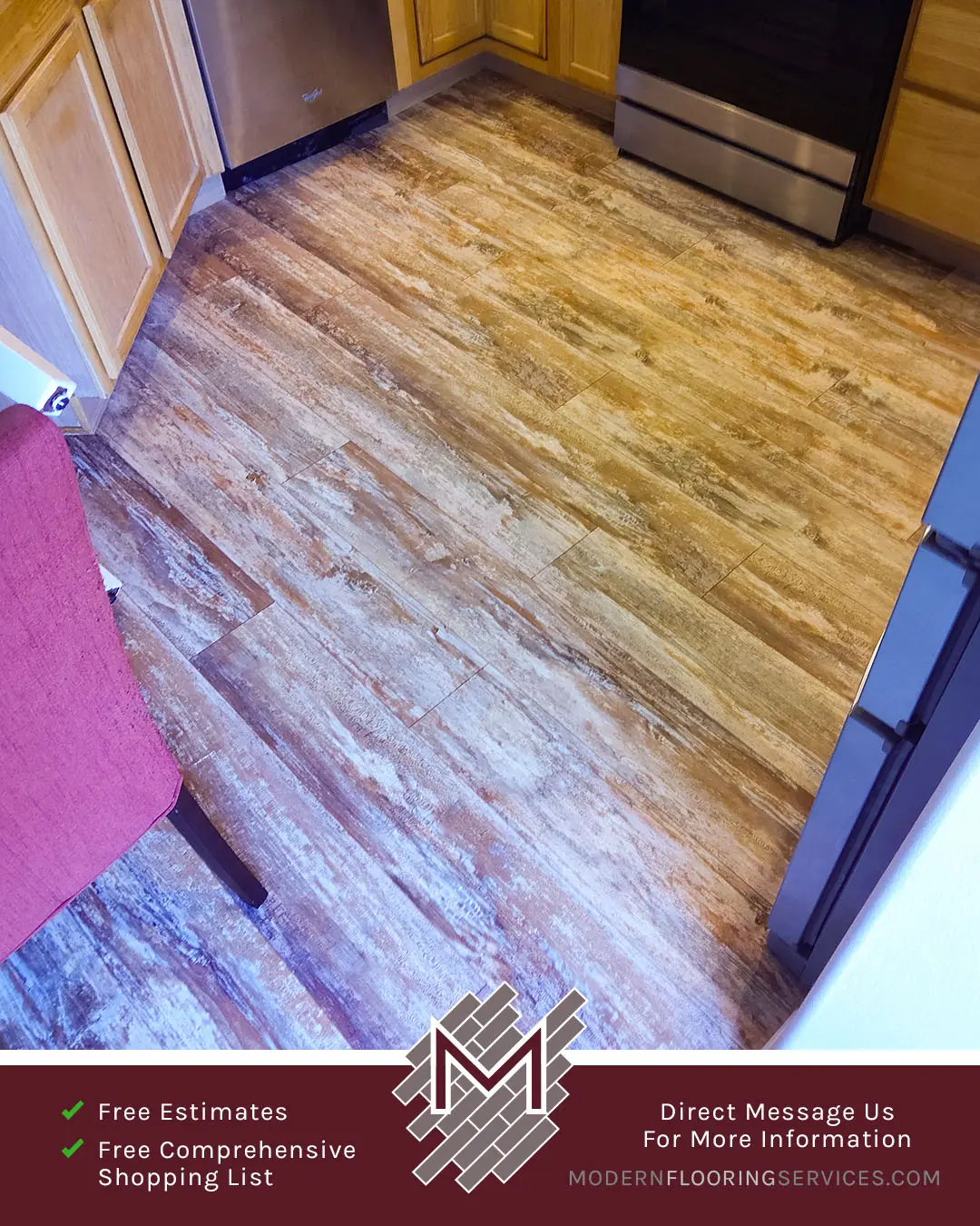 Laminate Flooring Installation By Modern Flooring Services.