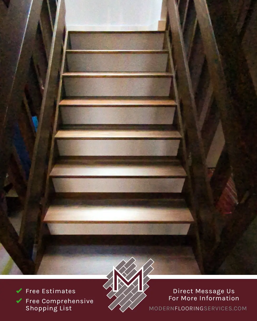 Hardwood Flooring Installation By Modern Flooring Services.