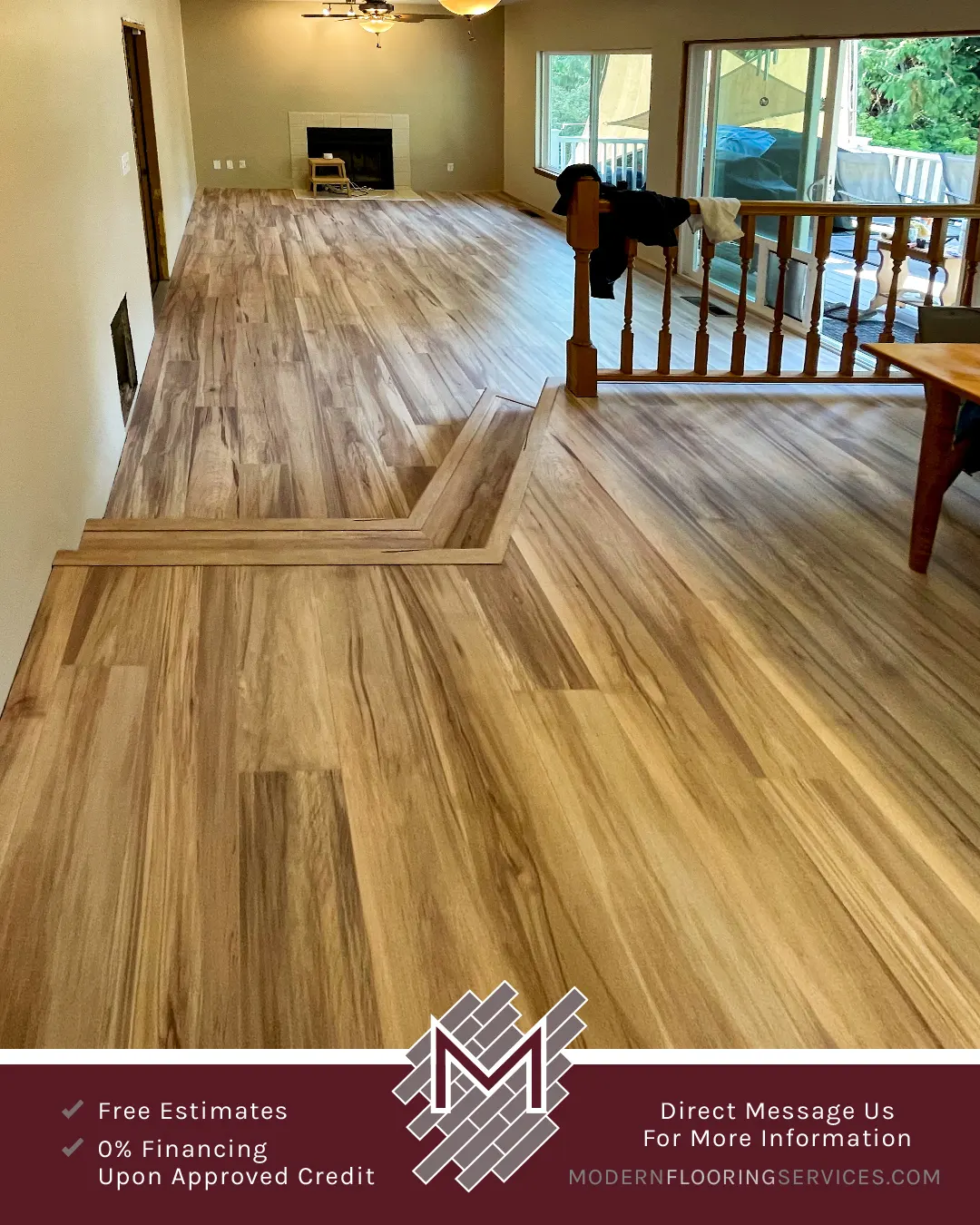 Duravana Preston Peak Maple Waterproof Hybrid Resilient Flooring Installation