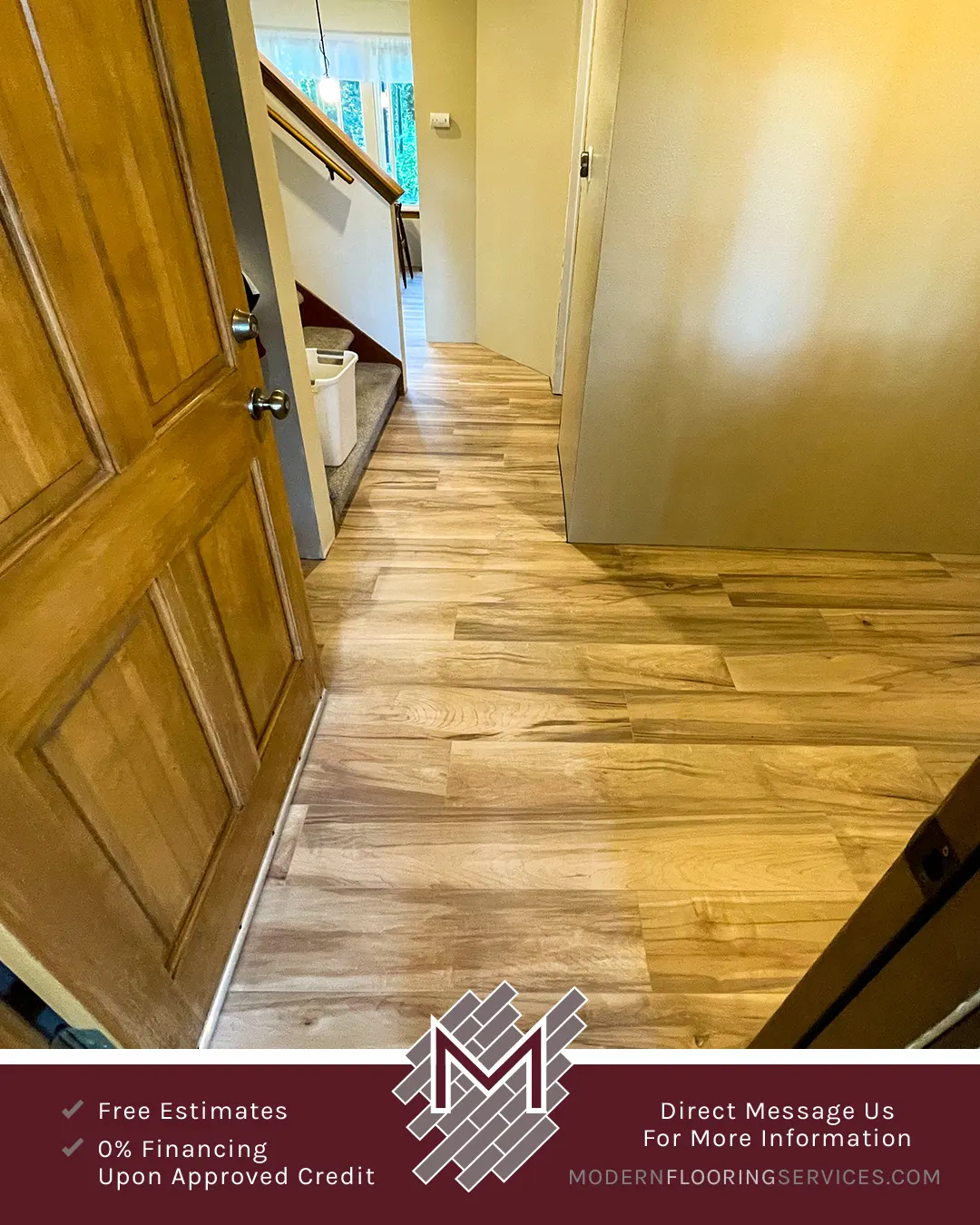 Duravana Preston Peak Maple Waterproof Hybrid Resilient Flooring Installation