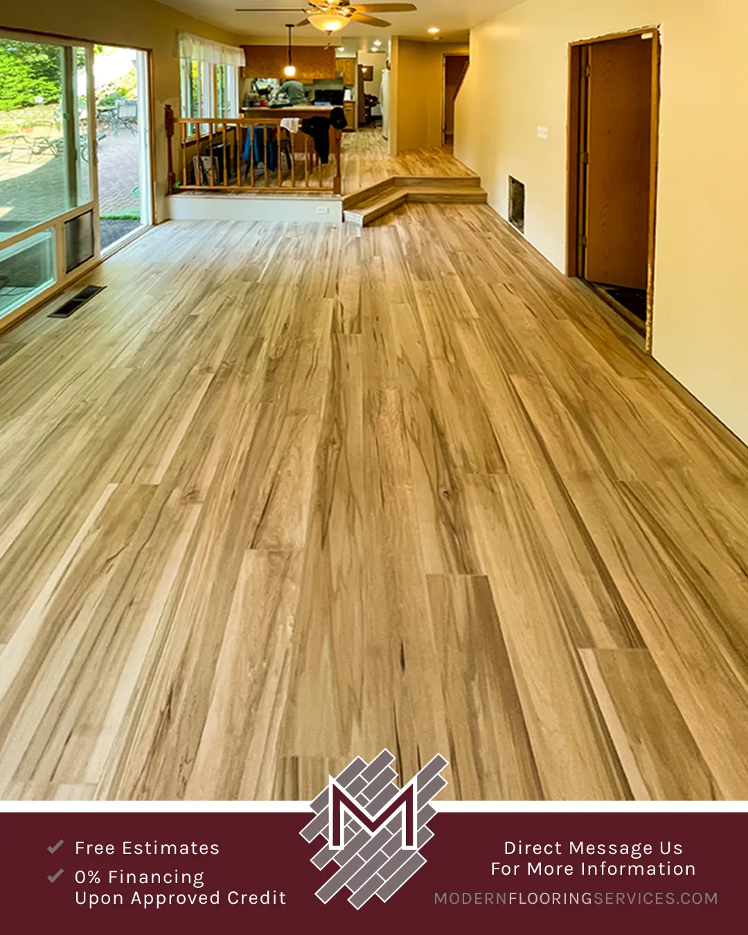 Duravana Preston Peak Maple Waterproof Hybrid Resilient Flooring Installation