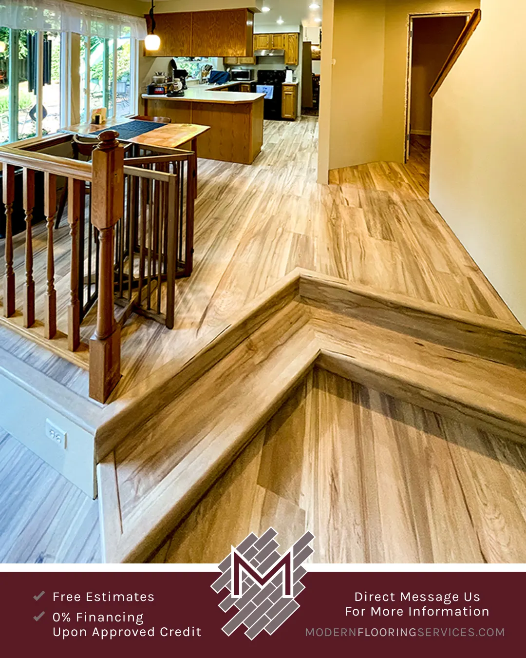 Duravana Preston Peak Maple Waterproof Hybrid Resilient Flooring Installation