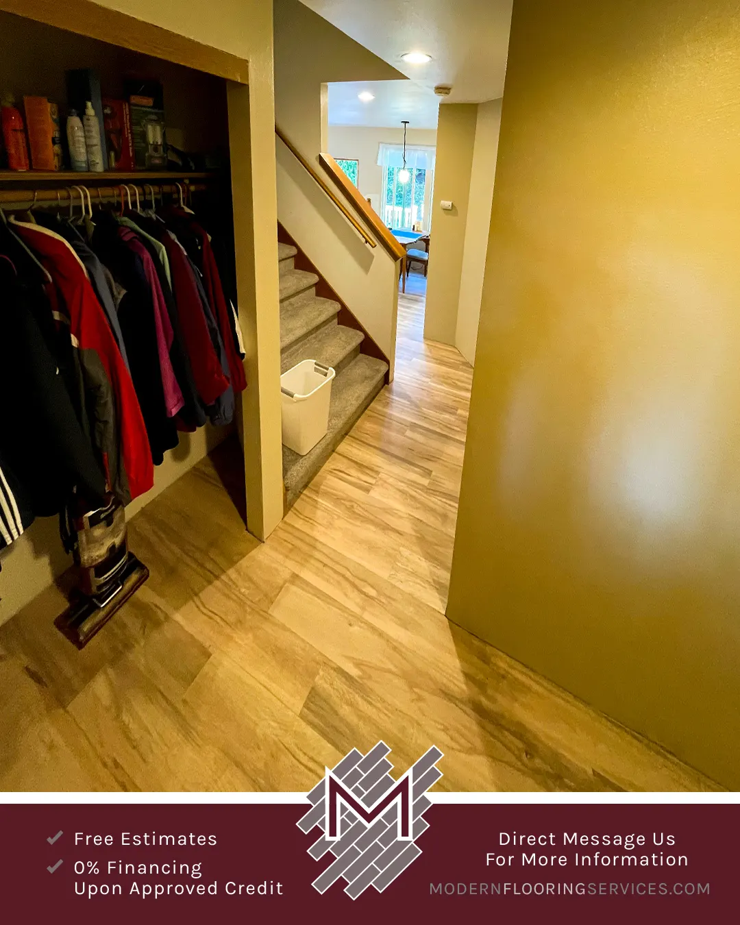 Duravana Preston Peak Maple Waterproof Hybrid Resilient Flooring Installation