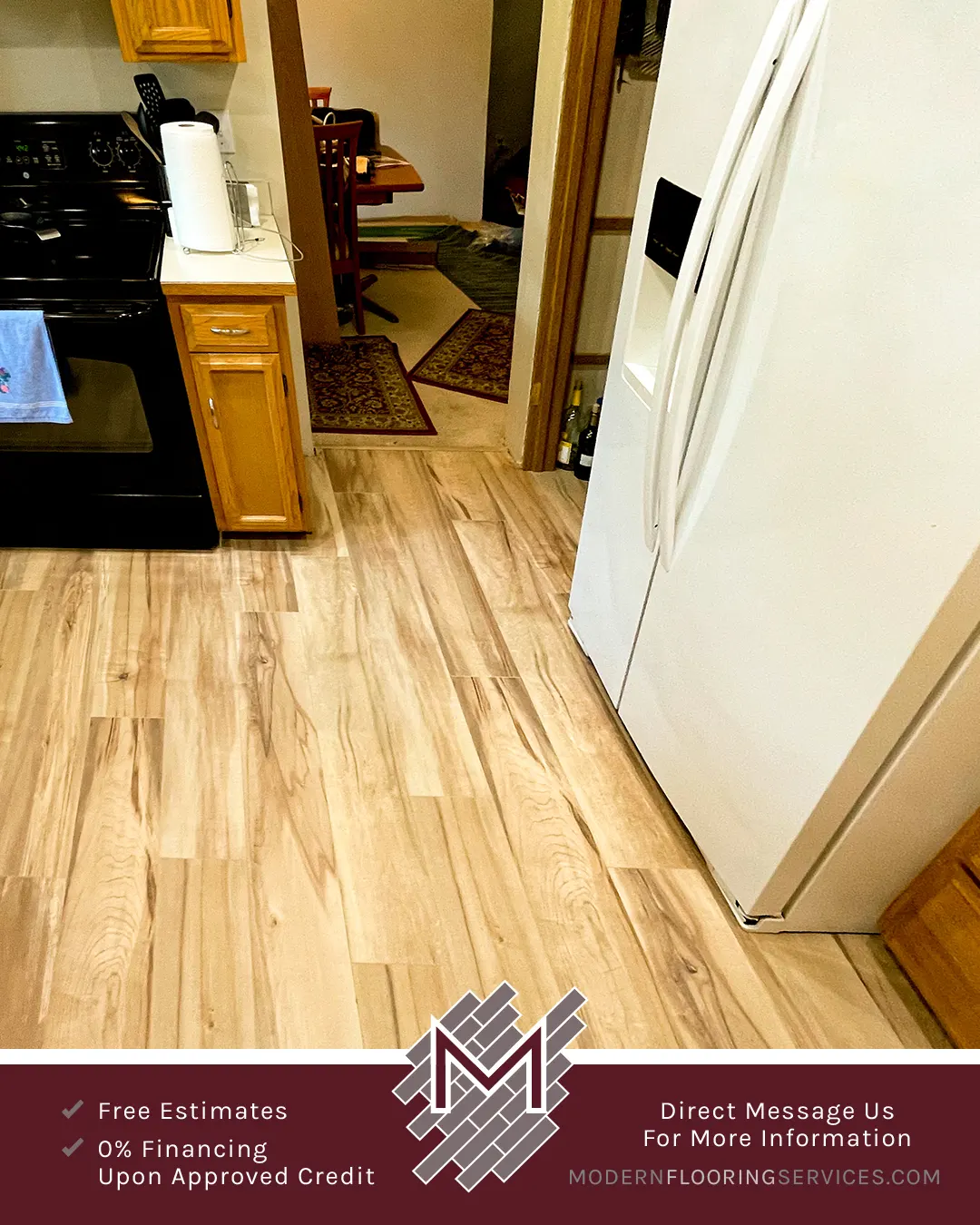 Duravana Preston Peak Maple Waterproof Hybrid Resilient Flooring Installation